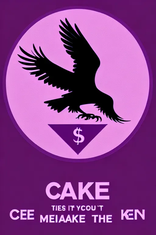 flag for a capitalists party that has a black eagle money symbols and purple in it make it look cook and be the USD make it clean