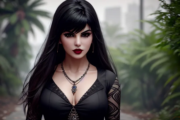 Dopamine Girl A Photograph Of Jacqueline Fernandez Wearing Goth