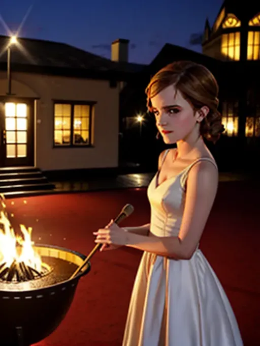 cute prom queen (((Emma Watson))) getting spitroasted on prom night