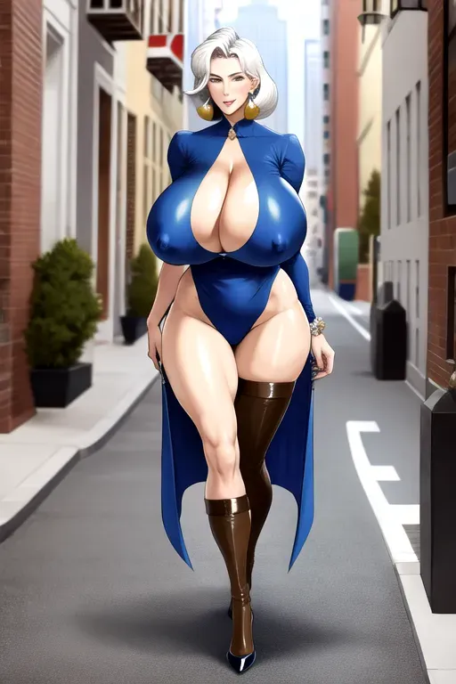 Older gorgeous lady with huge tits
Walking down the street