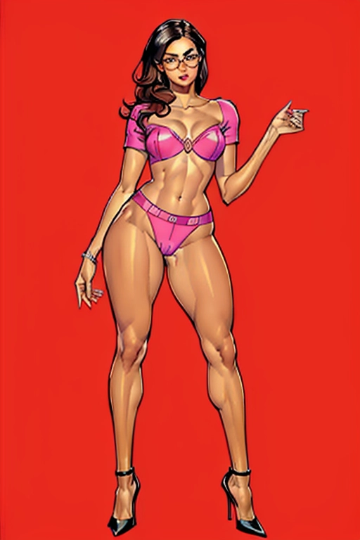Alexandria Ocasio-Cortez, beautiful, half naked, medium dark hair, round glasses, soft and curvy build, small perky breasts, thin waist, thicc ass, full thighs, smooth legs, cute feet, scruffled un buttoned casual shirt, pink lingerie, showing us her aroused naked pussy, throbbing aroused clit, naked pussy, naked ass, throbbing brown anus, walking In a hotel room at night alone, ((high definition)), ((4k quality)), ((excellent lighting)), ((great shading)), ((pristine detail)), ((really clear picture)), ((beautiful vibrant colors)), ((accurate at lower prompt guidence)), ((ultra realistic)), (((five fingers per hand))), (((two arms per person))), (((two legs per person))), (((two hands per person))), (((two feet per person))), ((((100 percent according to prompt))))