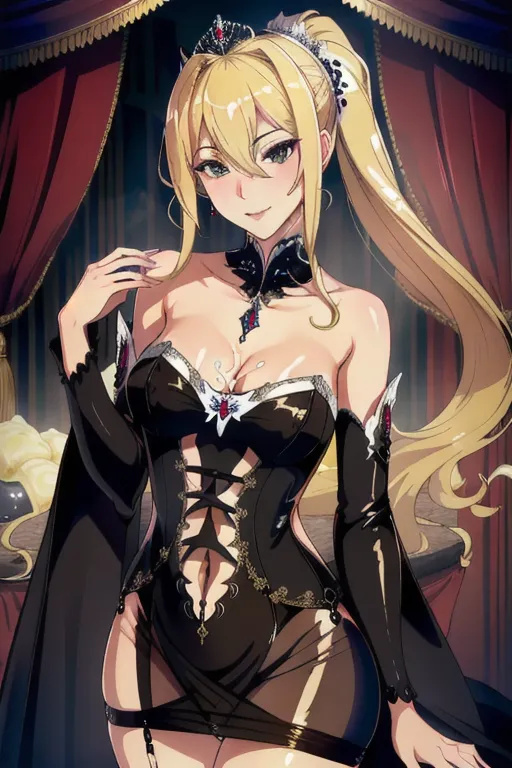 photo, wide shot of, (cum slut:1.3), marchioness, seductive expression, high quality, beautiful, accurate face