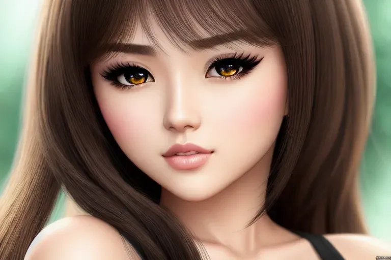 Dopamine Girl Realistic Style Highly Detailed Ultra Realistic