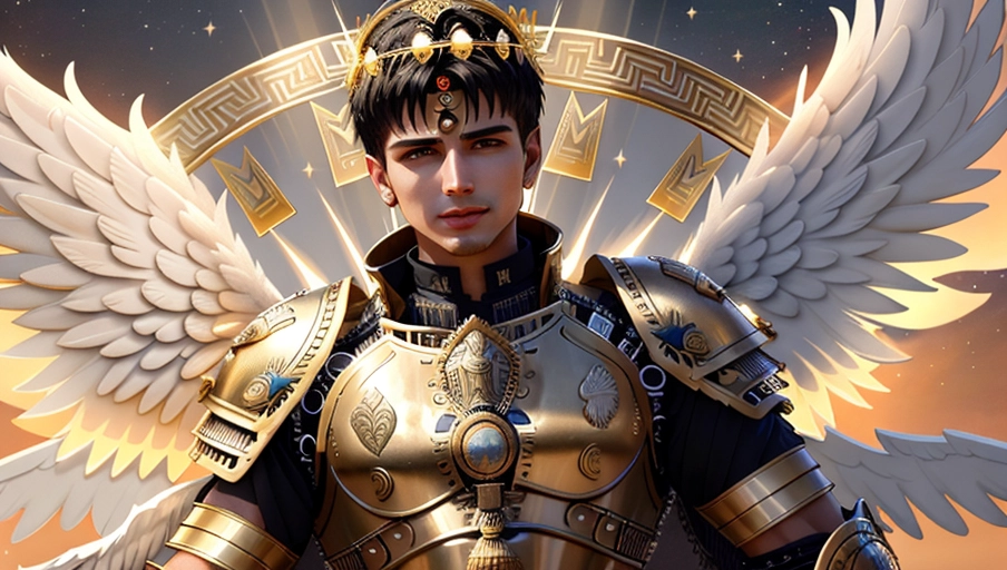 a 64k high detailed photo of body shot of
straight Male Roman
(((Covered with Roman Gear)))
((Has Roman Gear))
(Military)
Ultra Detailed
Best Quality
Most Detailed
((Angel
Wings))
Angelic
Lighting
Love
Hope
Magic casting
Crown
Smiling
King
happy
Glory
Warrior
((Angels))
Angelics
Positivity
Happiness
ecstasy
enraptured
sweaty
saving
God
Royalty
Morality
Goodness
True Good
Power
Force
Authority
Ethical
Saviour
orgasm face
Halo
short Hair
Always and Forever Sentimental
in heat
hot ultra
hot
best
best lighting
tantric
Neutral
Brilliant
Logical
Compassionate
Perfect
Perfection
Exciting
Integrity
Winged
Courage
Purity
Harmony
Beauty mark on upper lip
((Male))
Ethereal Lighting
Celestial Lighting
(((With Roman gear)))
((In uniform))
((God Tech))
with items of power
((Crew Cut))