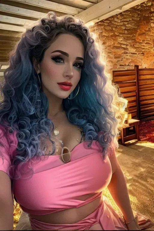 Big tits lookalike selfie