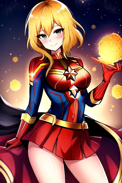 Captain marvel, harem outfit, silky, strip club