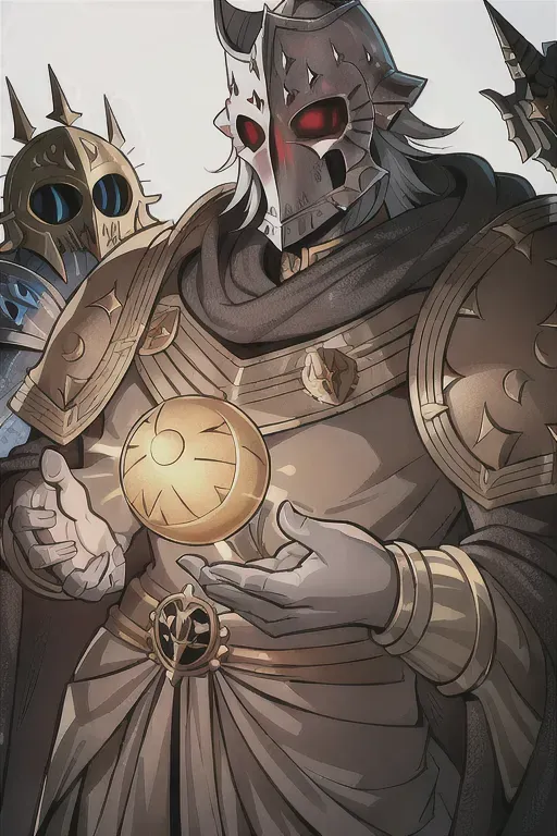 Warhammer 40k style, dark souls gwyn lord of sunlight, 1man,
