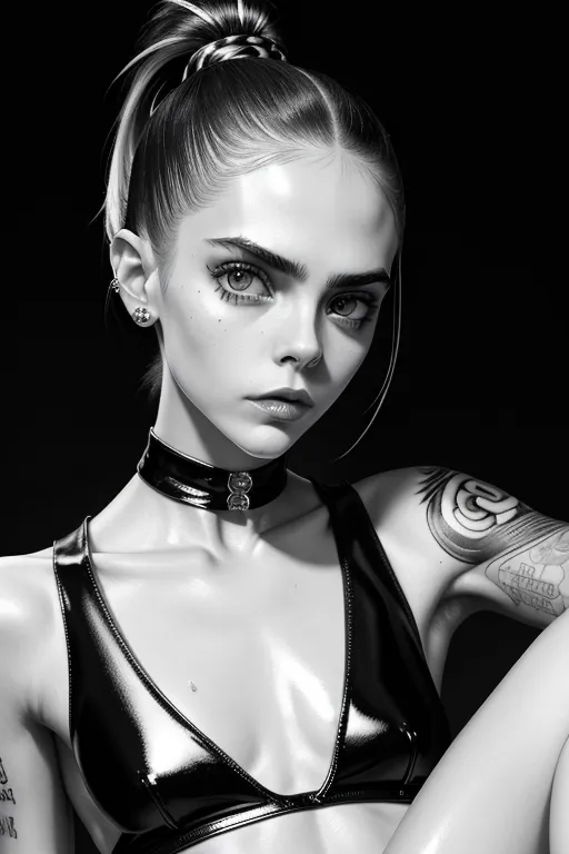 8k black and white photograph,
cara delevigne 18 years old dpmg_pov_blowjob_v1 pov looking_at_viewer saliva accurate face intricate highly detailed (finely detailed beautiful eyes: 0.7) skinny runner ballerina small full breasts flat chest wet shiny body five slender fingers beautiful hairstyle short ponytail charming face beautiful lips detailed large eyes, eye-contact pale skin tattoo wearing black leather crop top pierced sweaty skin surreal highly detailed smooth sharp focus,8k, saggy breasts, colorful patterns
digital photography,(masterpiece, sidelighting, hdr)