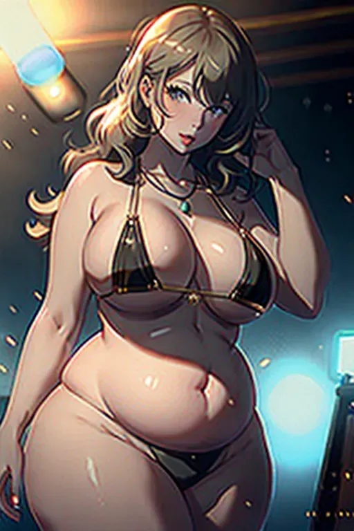 a concept art of,taylor swift,naked,shooting from a high point,in the desert,five fingers,bangs hairstyle,charming face,fatty, beer belly, fat rolls, beautiful lips,overweight, fat, thick, big belly, muffintop, wide hips, bbw, chubby, mom bod, fat arms, big thighs, fat ass, huge belly, love handles, curved eyebrows,curved eyelid,pale skin,joyful,wearing necklace,smooth,cinematic lighting,bokeh,pixiv,studio lighting