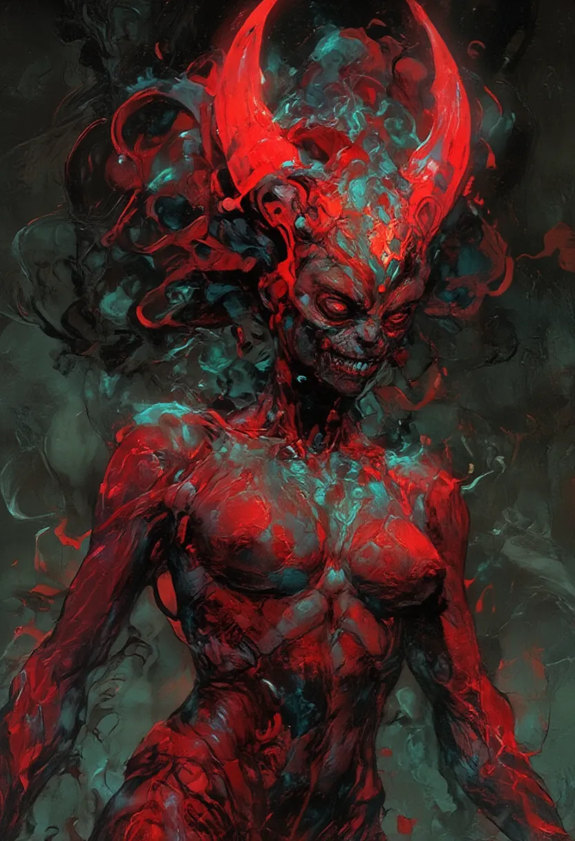 AI Art by MAGENTA CHARIZARD | Dopamine Girl