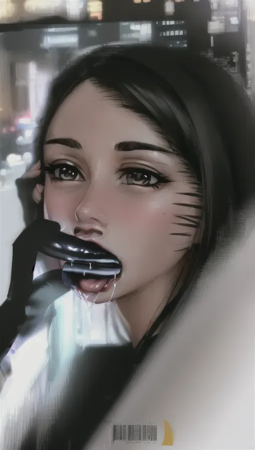 ((((Detailed face)))), lust fellatio visible penis, ((Melissa Fumero))