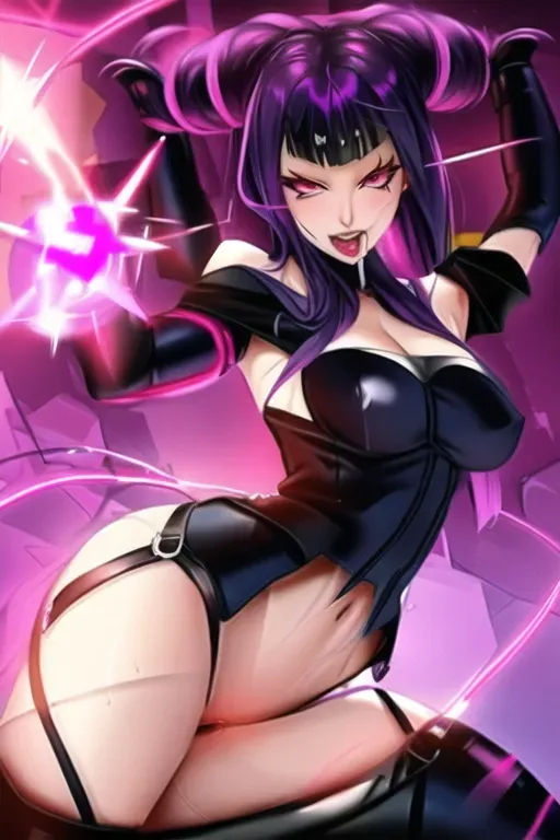 no pants, no panties, (ahegao), dpmg_raven_teentitans_v1