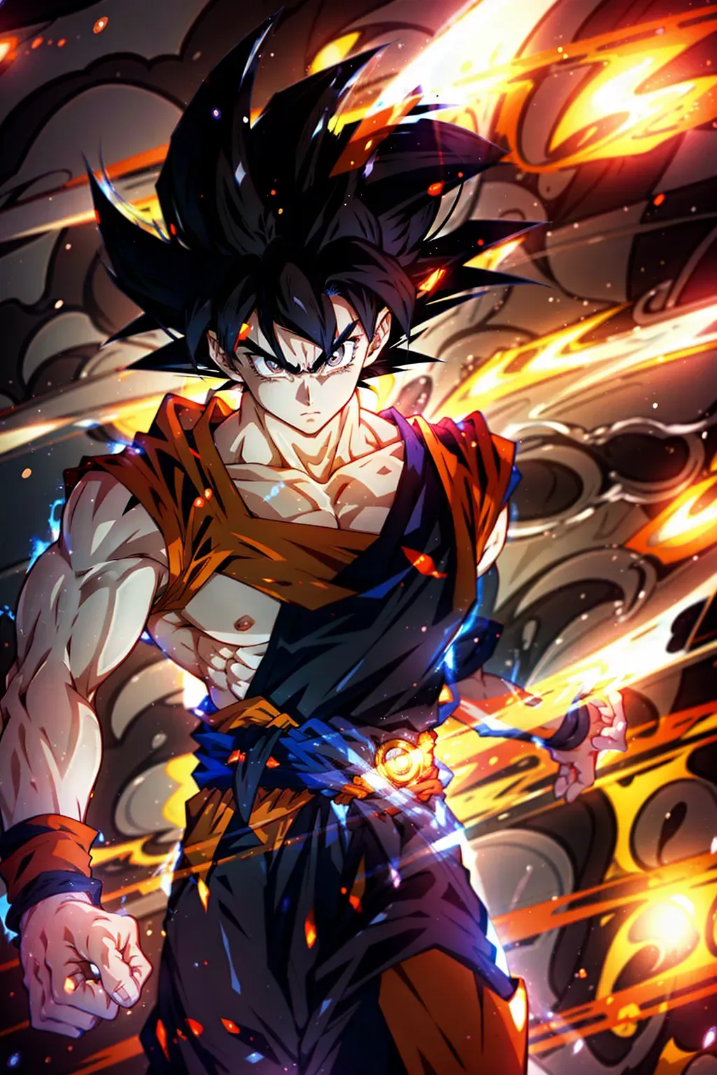 Dragon Ball Goku Grey Wallpapers - Goku Wallpapers for iPhone