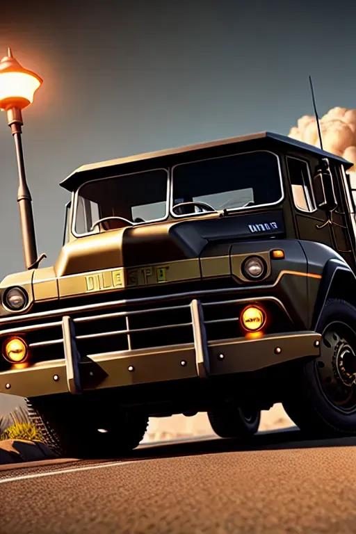 a highly detailed epic cinematic concept art CG render digital painting artwork: dieselpunk patrol car inspired by a locomotive. By Greg Rutkowski, Ilya Kuvshinov, WLOP, Stanley Artgerm Lau, Ruan Jia and Fenghua Zhong, trending on ArtStation, subtle muted cinematic colors, made in Maya, Blender and Photoshop, octane render, excellent composition, cinematic atmosphere, dynamic dramatic cinematic lighting, precise correct anatomy, aesthetic, very inspirational, arthouse