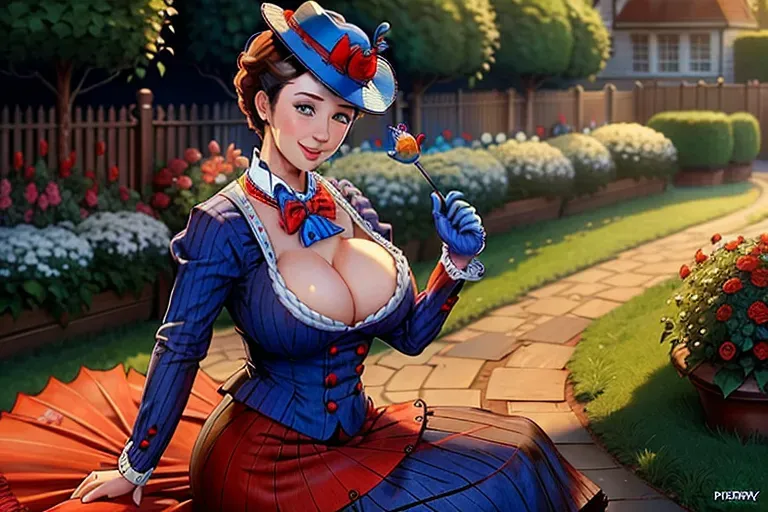 Mary Poppins Naked