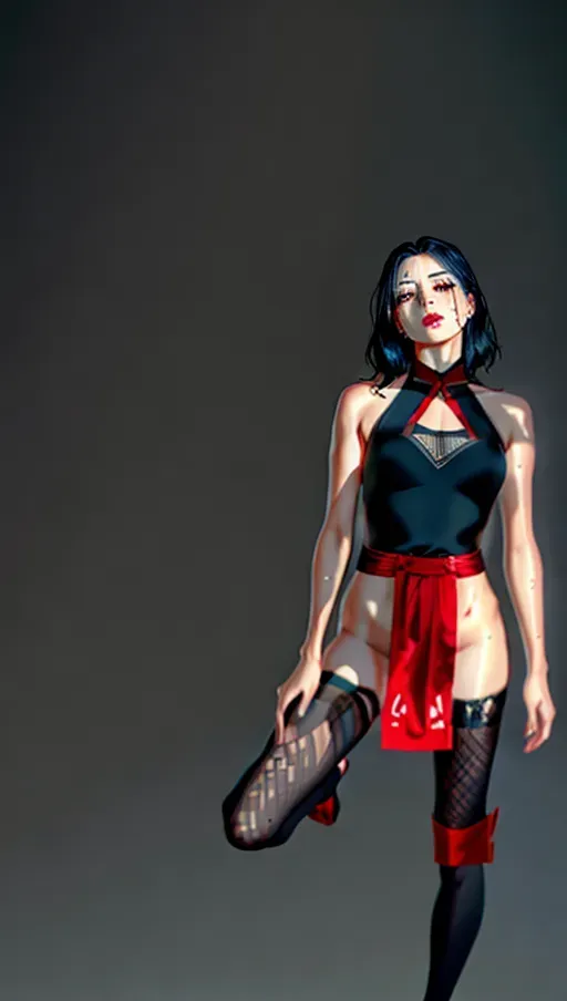 1girl, half body , detailed face, beautiful::5, gorgeous::5, attractive::5, pretty::5, stunning::5, sexy::5, flawless::5, shapely::5, sensual, dirty::5, fatal, lethal, deadly, hurt::5, bruised::5, feudal japan::5, japanese , seductive, surprised, startled, stunned, attacked, ambushed, assaulted, frightened, terrified, alarmed, scared, spooked, panicked, fearful, terrorised, moody lighting::5, night::5, short hair, dark hair, black hair, parted hair, almond shaped eyes, thin lips, solo , masterpiece, ultra high res, professional, photo referenced::5, soft feminine facial features, 27 years old, slender, slim, lean, lithe, pale skin, kimono, dark blue kimono, saliva, saliva dripping, summer, thin clothing, sweat, sweaty skin, shiny skin, eyeliner, small breasts::5, head twisted, head turned, bra, blood::5, bleeding::5, pain::5, feet, foot, dorsal, toes, toe, head tilt, mouth open, mouth agape, parted lips, bending, bent, 1 character, upper body leaning, upper body forward, upper body bent, arms by the side, turning, head turned, breast covered, chest covered, kimono, skirt, stockings, thin stockings, black stockings, thin socks,