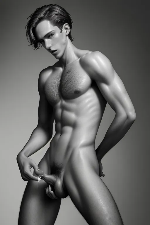 photorealistic photograph by a professional photographer, high resolution, top quality, Romeo beckham (accurate handsome, highly detailed face, skinny body, textured skin, from Burberry, light body hair) on his back at a photoshoot with his perfect male hairy legs spread wide, exposed slightly hairy asshole, sharp detail, masturbating (cum on body) his perfect (accurate male anatomy penis) 7 inch dick, very accurate image of Romeo beckham penetrated in his asshole in missionary position by another model after a Burberry photoshoot, looks like Romeo Beckham, exact replica, would pass as realistic image of romeo beckham getting fucked and cumming on himself with a realistic male anatomy penis, romeo does not have a vagina