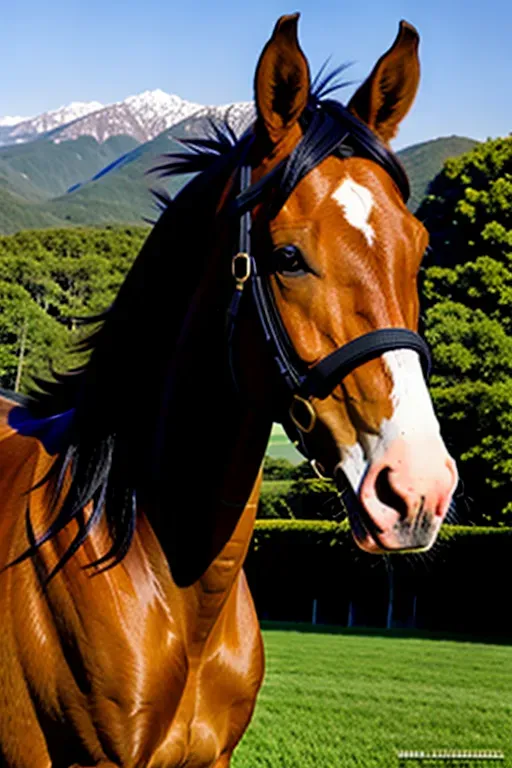A horse