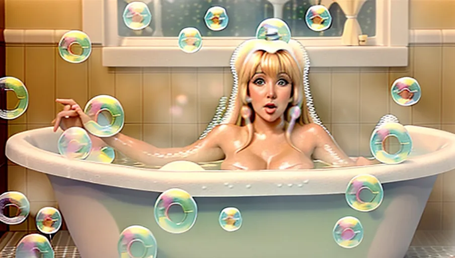<lora:red_lines_face:1> a high detail photo of a young naked Suzanne Somers in a bath tub ((((full of bubbles)))) , embarrassed shocked face,4k , two arms , two legs, beautiful face