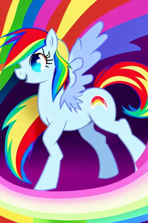 pony rainbow dash i heat