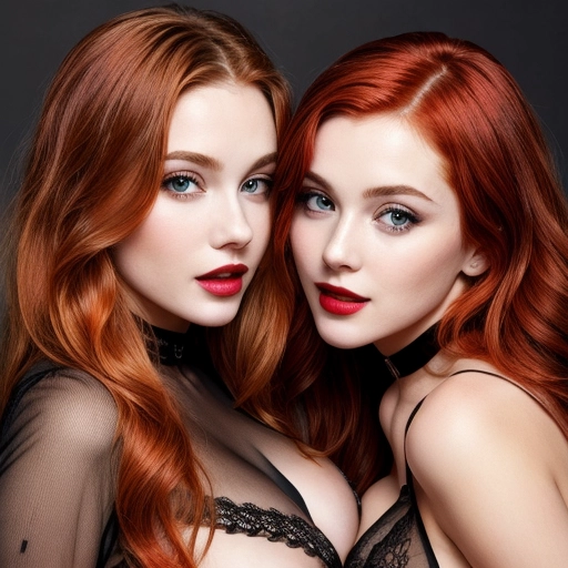 Two or more girls, (redhead)or(blonde)or(brunette), completely naked, trim pubic hair, natural tits, cute faces, lipstick, eyeliner, realistic, accurate pose, detailed bodies, detailed faces, accurate faces, lascivious smiles , sexually aroused, sexually excited, flirting and sexually attracted to me, fuck me face, looking into my eyes, sexually seducing me,
<lora:dpmg_add_detail:0.9>