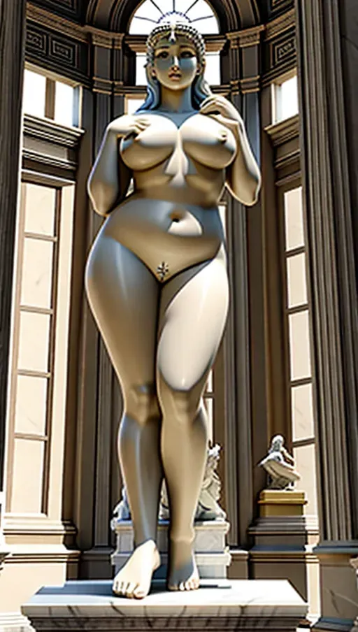 Dopamine Girl A Photograph Of Female Roman Statue Naked Marble Skin