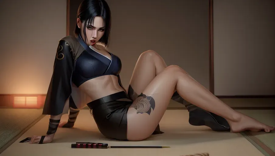 1girl, half body , detailed face, beautiful::5, gorgeous::5, attractive::5, pretty::5, stunning::5, sexy::5, flawless::5, shapely::5, sensual, dirty::5, fatal, lethal, deadly, hurt::5, bruised::5, feudal japan::5, japanese , seductive, surprised, startled, stunned, attacked, ambushed, assaulted, frightened, terrified, alarmed, scared, spooked, panicked, fearful, terrorised, moody lighting::5, night::5, short hair, dark hair, black hair, parted hair, almond shaped eyes, thin lips, solo , masterpiece, ultra high res, professional, photo referenced::5, soft feminine facial features, 27 years old, slender, slim, lean, lithe, pale skin, kimono, dark blue kimono, saliva, saliva dripping, summer, thin clothing, sweat, sweaty skin, shiny skin, purple eyeliner, small breasts::5, head twisted, head turned, bra, blood::5, bleeding::5, pain::5, feet, foot, dorsal, toes, toe, head tilt, mouth open, mouth agape, parted lips, bending, bent, 1 character, upper body leaning, upper body forward, upper body bent, arms by the side, turning, head turned, breast covered, chest covered, kimono, skirt, stockings, thin stockings, black stockings, thin socks,