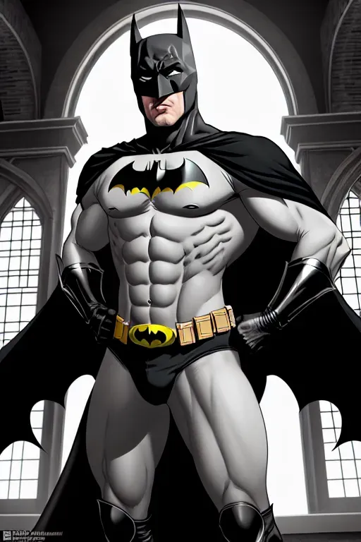 Massive Cartoon Cock And Balls - Dopamine Girl - batman, mask, bruce wayne, cock, balls, big cock, standing,  erect penis, 1boy, masturbation, muscular, hyper realistic, porn, bara,  erect dick, erection, realistic penis, accurate genitals, big dick,  accurate dick,