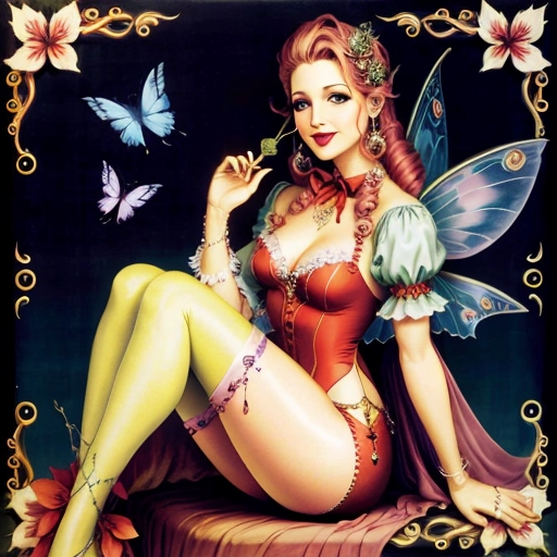 Fairy Drew Barrymore, flirtatious
