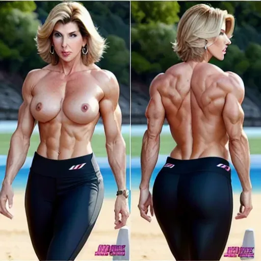 Christine baranski full body front view nude topless sports leggings muscle lesbians