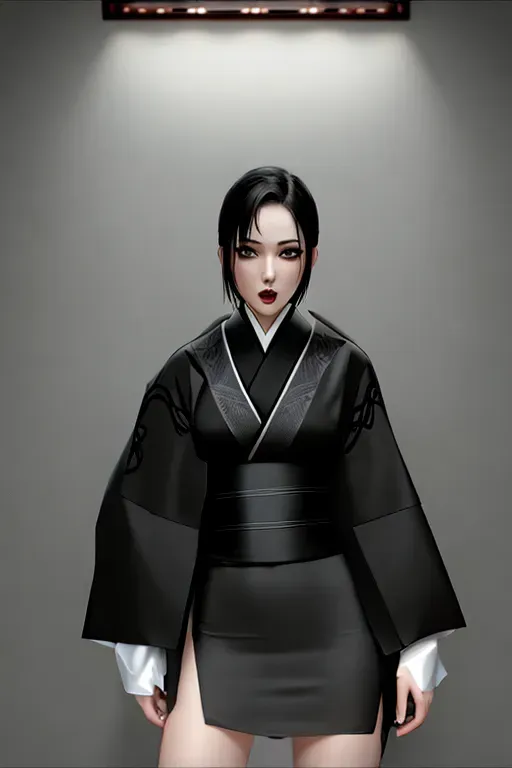 1girl, full body, detailed face, beautiful, gorgeous, attractive, pretty, stunning, sexy, flawless, shapely, sensual, dirty, fatal, lethal, deadly, bloodstained, crimson, hurt, bruised, slit, feudal japan, seductive, arrogant, vain, surprised, startled, openmouthed, stunned, attacked, ambushed, assaulted, frightened, terrified, alarmed, scared, spooked, panicked, fearful, terrorized, moody lighting, night, short hair, dark hair, black hair, parted hair, almond shaped eyes, thin lips, solo , masterpiece, ultra high res, professional, photo referenced, button nose, soft feminine facial features, 27 years old, slender, slim, lean, lithe, pale skin, kimono, dark kimono, stockings, thin stockings, black stockings, mouth open,