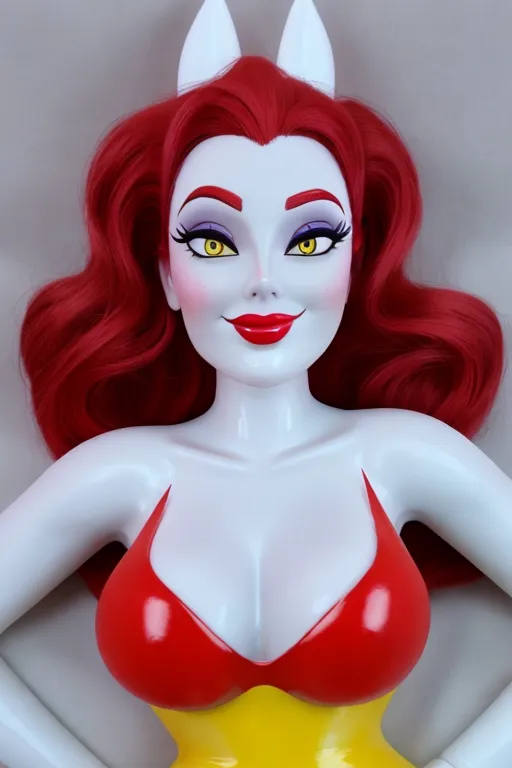 1girl
1boy
jessica rabbit
pee on her face