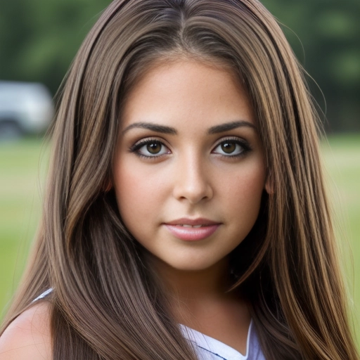 a beautiful young (preteen teenage) girl with long hair ((largest hugest brown eyes:1.2)),
realistic, masterpiece