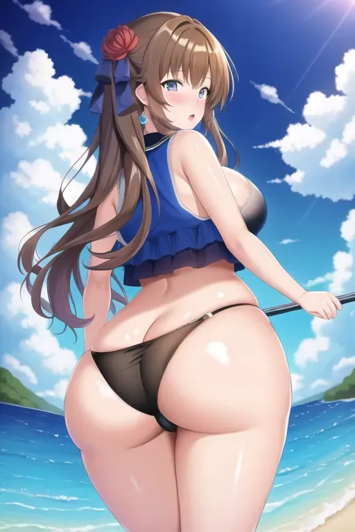 makima, masterpiece, best quality, 1girl, big ass