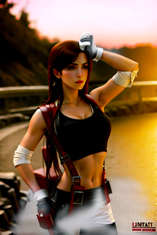 Tifa Lockhart cosplay,emma watson