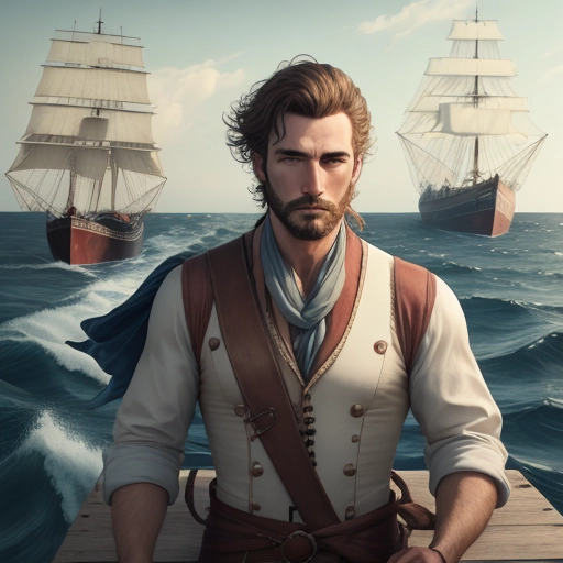 Men on the sea