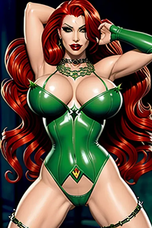 Dopamine Girl Dc Comics Poison Ivy Seductive Alluring Sensual