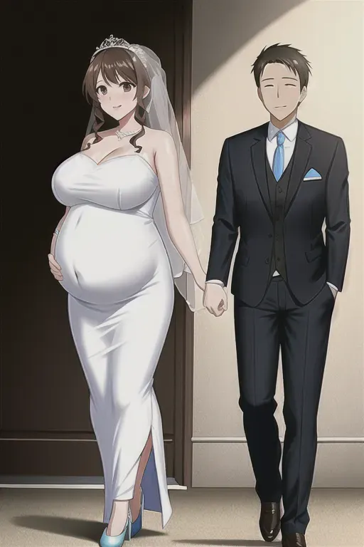 pregnant wedding