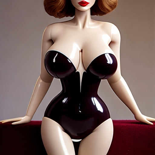Natalie portman,lips,pale, rubber skin, huge tits, curvy hips,full body,doll
