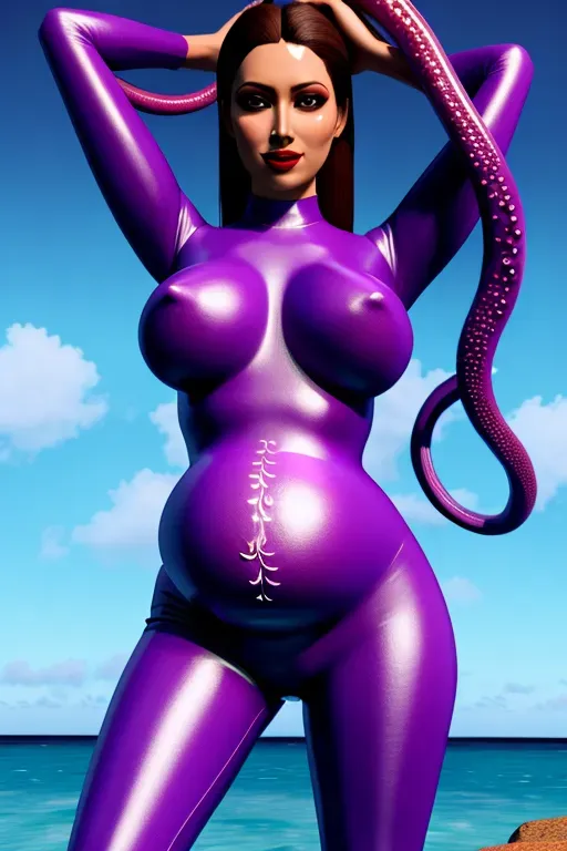 bengali full bodysuit high-quality render large pregnant belly mombod pee soaked porn con tentacle queen tentacles tight clothes ultra-hd wetsuit tentacles cuminflation