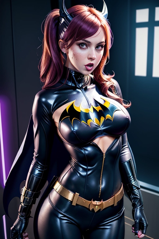 batgirl, adult model, beauty, aroused, (((fuck me))), (random face:1.4), (outfit:1.5), 8k, UHD, (breasts:1.3), (slut:1.4), ((cum:1.2)), 1boy, ((perfect)),