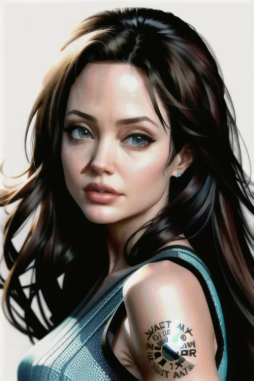 mix face Brett Cooper and Angelina Jolie