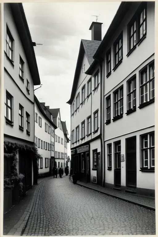 Street scene, Germany, 1950