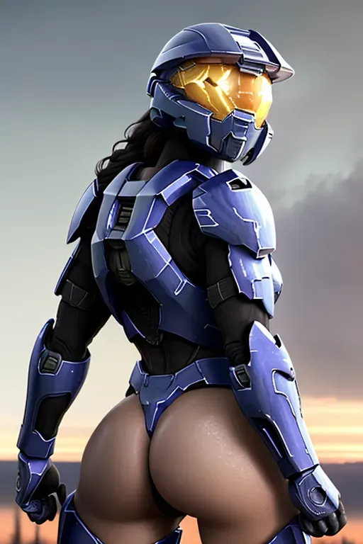 Halo Spartan Porn - Dopamine Girl - Halo, spartan, female, muscular, thin, athletic, nude,  naked, sexy, nsfw, porn, pussy, thick thighs, ass shot, from behind, helmet  on, anime, 8k wallpaper, best quality, ultra hd, global lighting,
