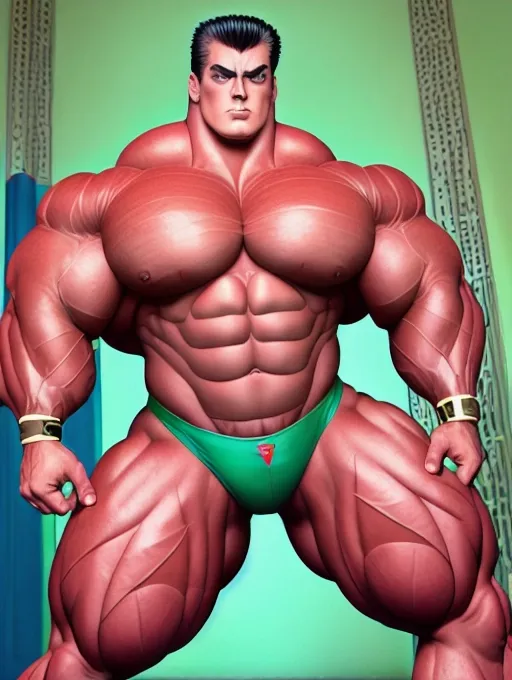 portrait of hyper muscular mature dragqueen, huge muscles, steroid face, large jawline, muscular face, huge thighs, muscular thighs, veiny muscles, hyper muscles, full makeup, dress, god rays, vivid colors, steroid face, steroid muscles, hyper veins, (extremely huge muscular thighs: 1.6), wide hips, fine details, 8k, HDR, biceps bigger than head, large pectorals,