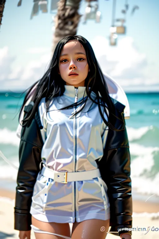 voyeur, watching her, she is sleeping at the beach, walking out of the ocean, fully nude, she is soaking wet, glistening wet skin, wet hair, shes looking back at me, 8k photo of a ((Thin, extremely cute female, Jenna Ortega,
Wednesday Addams)), accurate face, ((long black hair)), a sized breasts, blue eyes, the view is from the side and behind, suntanned skin, perfect pussy thigh gap, shaved pussy, (best quality:1.4), ((masterpiece)), ((realistic)), (detailed), photorealistic, ultra detailed, ((perfect unblemished skin)), perfect eyes, Perfect body, Perfect youthful face, 50mm lens