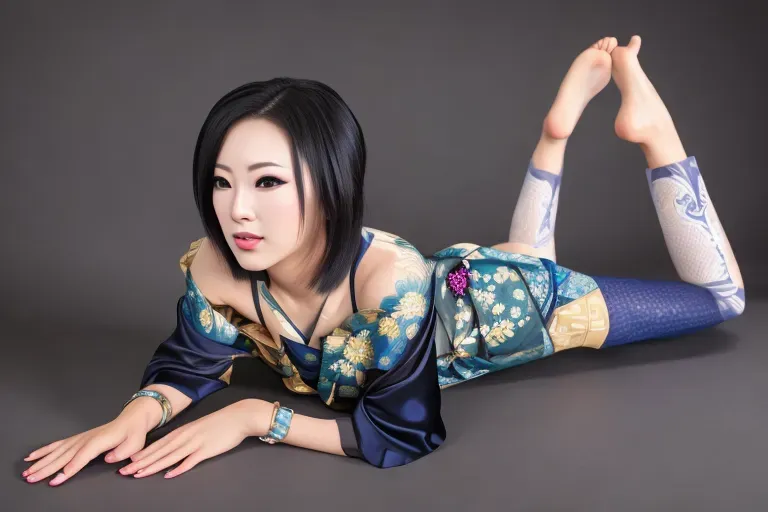 1girl , full body, beautiful::5, gorgeous::5 , breath taking, deadly, feudal japan::5 , edo period , night , japanese , highres , short hair, dark hair, black hair, green eyes , almond shaped eyes, thin lips, solo, ((masterpiece)),photo referenced::5, pale skin, tenchu, kunoichi, professional, ultra high res, kuugire, stealth, soft feminine facial features, button nose, 27 years old::5, seductive look, arrogant look, sinister look, detailed face::5, shocked expression::5, afraid::5, surprised::5, terrified ::5, pained::5, pained expression::5, detailed eyes, dark blue kimono::5, feet, foot, 5 toes, toe, underwear, panties, pose, bent, purple eyeliner::5, eyeliner::5, hand, fingers, 5 fingers, eyes wide, mouth open::5, dorsum of the foot , dorsal, on toes, slender::5, athletic::5, foot sole, sole, sole of the foot, parted lips, eyes wide,