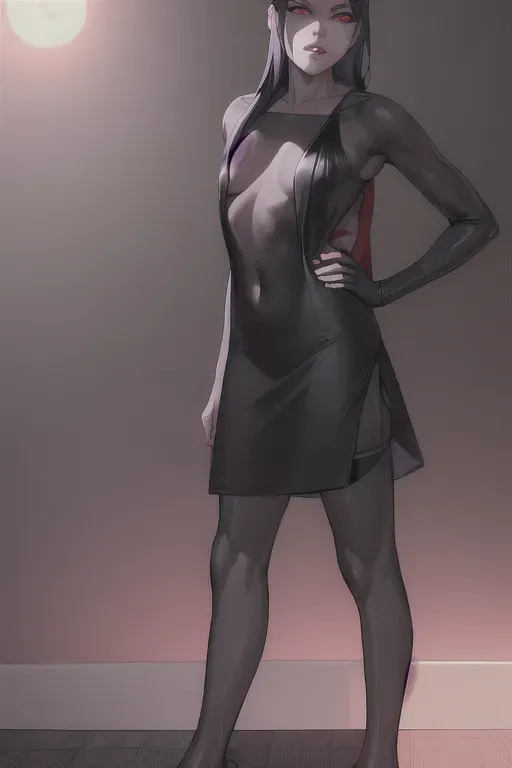 1girl, slender body type, full body , ninja, feudal japan::5, edo period, night::5, high res, small breasts::2, black stockings::5, green almond shaped eyes::5, thin parted lips::2, solo, ((masterpiece)),photo referenced::5, pale skin, purple eyeliner::5, tenchu::5, kunoichi::5, professional, ultra high res, kuugire, stealth, soft feminine facial features, button nose, dark kimono, 25 years old, seductive look, arrogant look, sinister look, moody lighting ,head tilt, detailed face and eyes, correct calf muscles::5 ,rose tattoo on thigh::5, correct feet anatomy::5 correct hand anatomy::5, short hair::5, black socks::5,