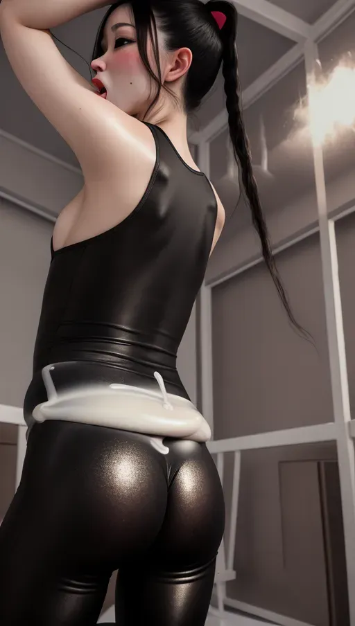 Hot spanking ass, accurate facial cum detail, best quality, disdain, tight clothes, excited, cum lust, cum taste, big load of cum, cum swapping, mouth full of cum, very big dick teasing, very small tight ass