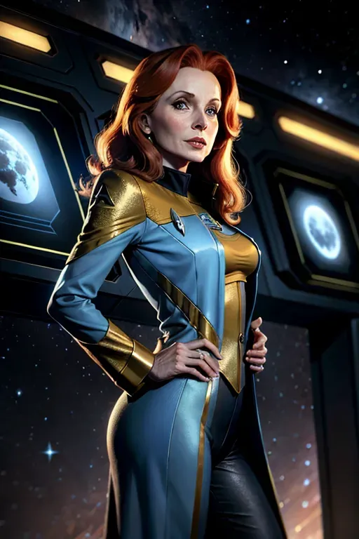 Gates McFadden, Star Trek Deep Space Nine Station, , ((Star Trek teddy))